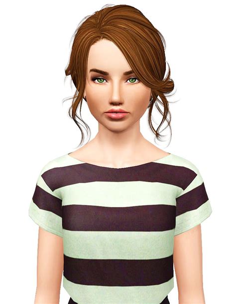 Newsea`s Cambrian Hairstyle Retextured By Pocket Sims 3 Hairs Sims