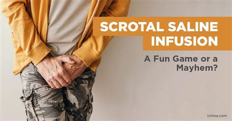 What Is Scrotal Saline Infusion