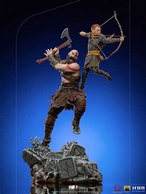 Iron Studios God Of War Kratos And Atreus 110th Scale Figure Mx2games