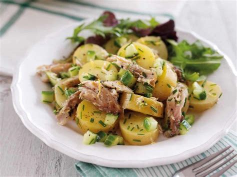 Maybe you would like to learn more about one of these? Mackerel & Potato Dressed Salad | Recipe in 2020 | Food ...