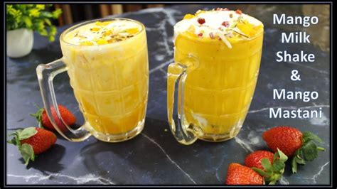 Instant Mango Dessert Recipe Mango Milk Shake Mango Mastani