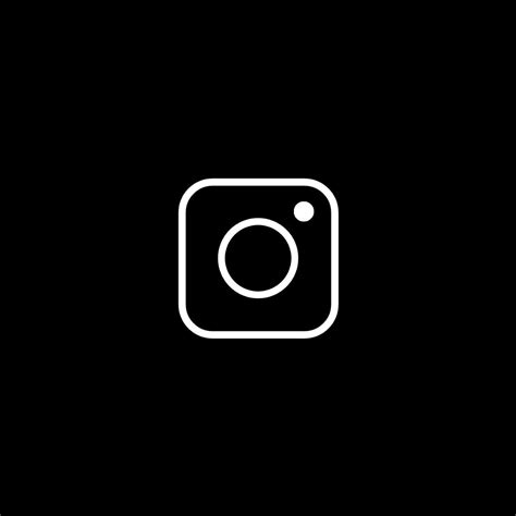 Instagram Logo Black And White Instagram Instagram Black Theme App Icon