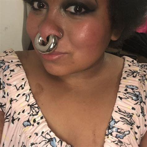 Women With Huge Septums Unique Body Piercings Body Modification