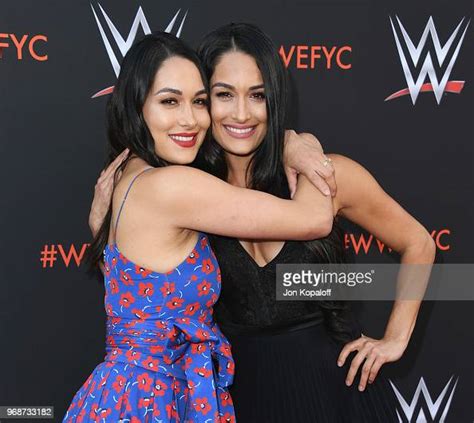 Brie Bella And Nikki Bella Attend Wwes First Ever Emmy For Your