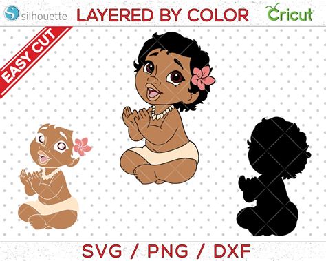 309 Baby Moana Svg SVG PNG EPS DXF File - Free SVG Cut Files For Design