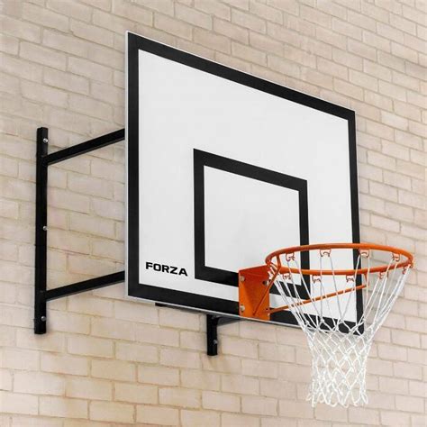 Forza Wall Mounted Basketball Backboard And Hoop Net World Sports