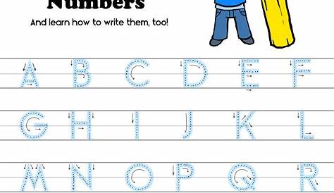 Learn the Alphabet & Numbers (and how to write them, too) | 1000 Books