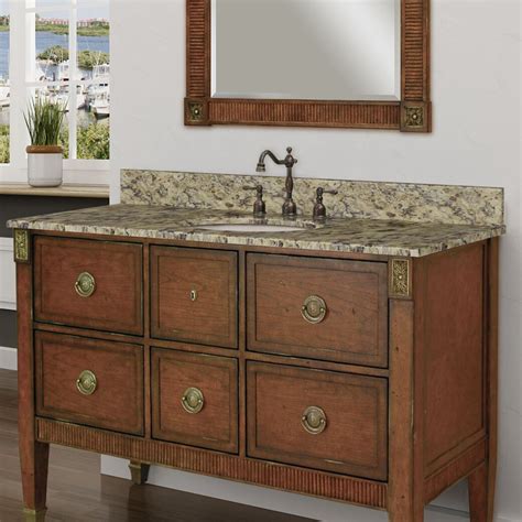 Update your bathroom with stylish and functional bathroom vanities, cabinets, and mirrors from menards®. Sagehill Granite 49" Single Bathroom Vanity Top | Wayfair