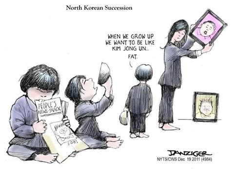 Political Cartoon On North Korea Leader Dies By Jeff Danziger Cws Cartoonarts Intl At The