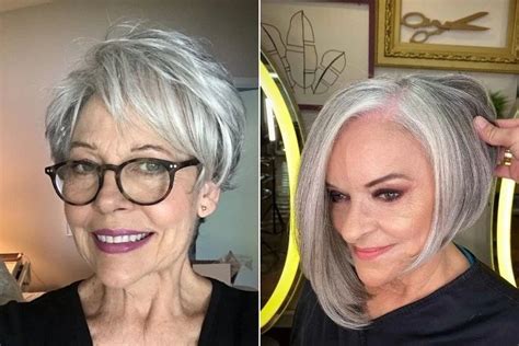 Short Asymmetrical Hairstyles For Women Over 60 5 Trendy Haircuts To Look Younger