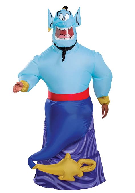 Adult Aladdin Animated Genie Inflatable Costume Disney Costumes
