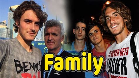 He is the youngest player ranked in the top 10 by the association of. Stefanos Tsitsipas Family Photos With Father,Mother and ...