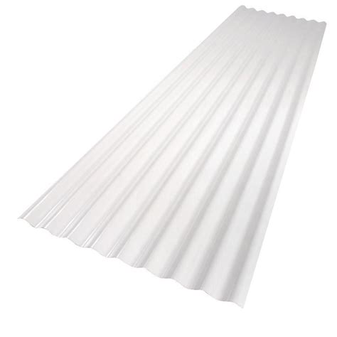 White Corrugated Roofing Sheet On A White Background