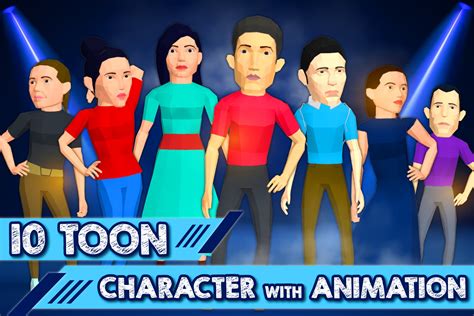 Ten Toon Character Animation Pack 3d 角色 Unity Asset Store