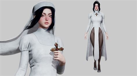 Nun Girl Modular In Characters Ue Marketplace