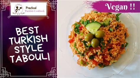 Turkish Style Tabbouleh KISIR Appetizer Vegan Recipe How To Make