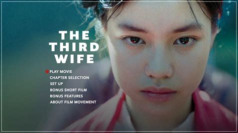 The Third Wife 2018 Dvd Menus