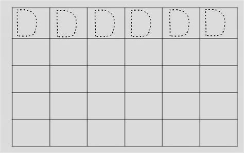 Alfabeto Pontilhado Letra D SÓ ESCOLA