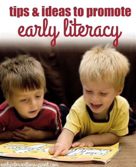 Promoting Early Literacy With Infants And Toddlers Encouraging Tips