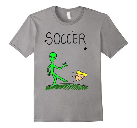Alien Playing Soccer Shirt Art Artvinatee