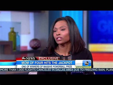 Marie Holmes M Powerball Winner Goes On Abc Interview Good Morning America Lottery Winner