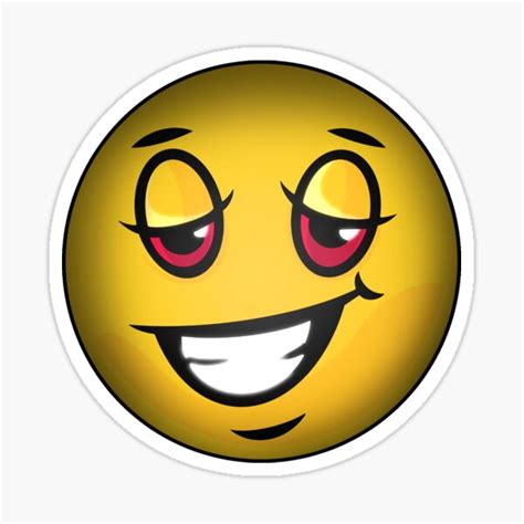 Smiling Emoji Sticker Sticker For Sale By Graf1986 Redbubble