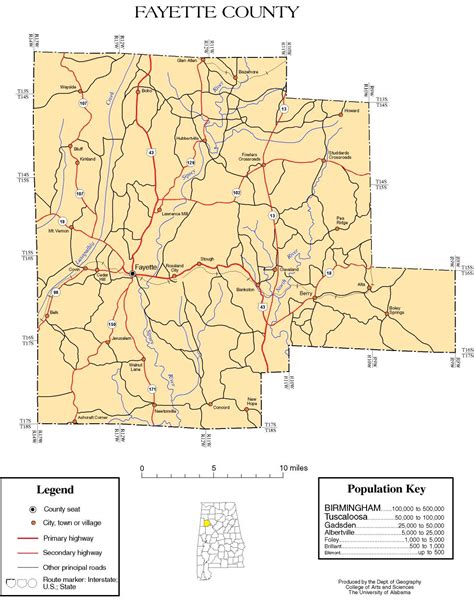 Maps Of Fayette County