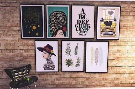 Downloadrecolors Black Le Painting By Monysims Sims 4 Blog Sims 4 Sims