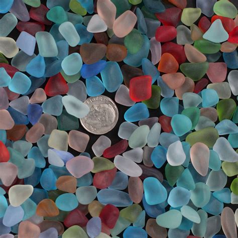 200pcs Mixed Color Undrilled Sea Beach Glass Beads Bulk Jewelry Pendant Decor Ebay