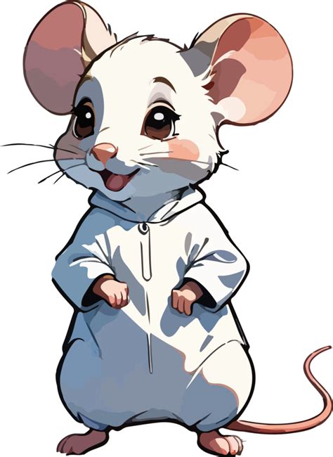 Cute Mouse Cartoon Design Ai Generative 33313075 Png