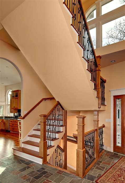 Metal handrails are available in a variety materials (304 stainless steel, 316 stainless steel, or aluminum), and finishes (brushed, powder coated black, white, fashion gray, or copper vein). Stair Railing Material Options | Design Build Planners