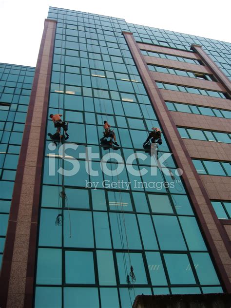 Climbing On A Building Stock Photo Royalty Free Freeimages