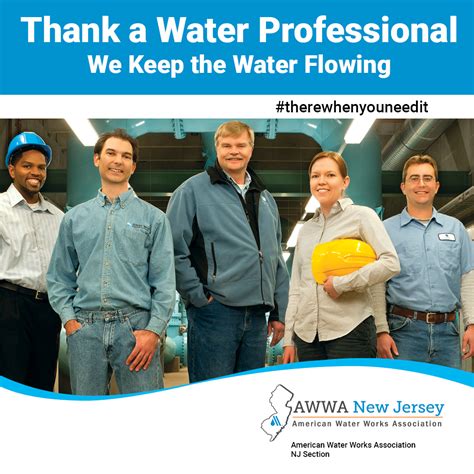 Promote Water Professionals New Jersey Section Of The American Water