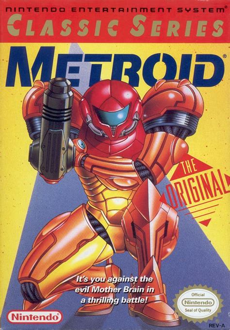 Metroid 1986 Box Cover Art Mobygames