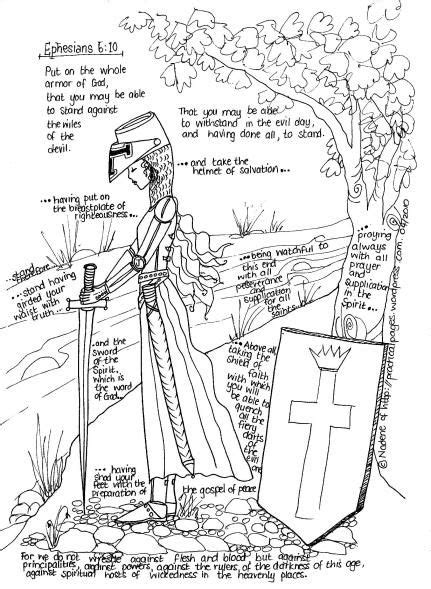 Coloring pages these coloring pages are good for kids of all ages (unless noted). Put on the full armor | Armor of god, Bible, Bible lessons
