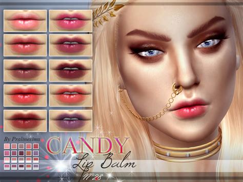 Candy Lip Balm N28 By Pralinesims At Tsr Sims 4 Updates