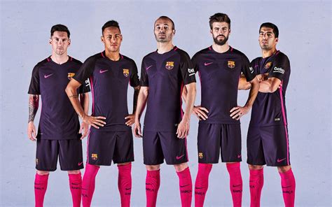 The Fc Barcelona Away Kit For 201617 Will Be Purple