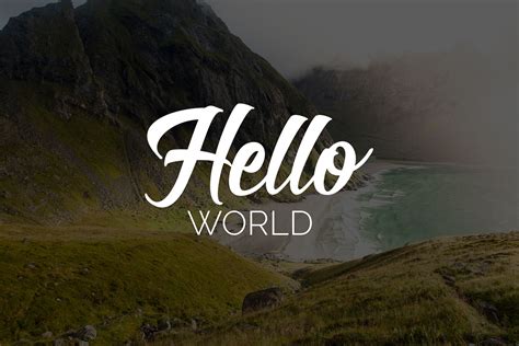 Hello World Aku Terlahir By Aries Adjie Pangestu Medium