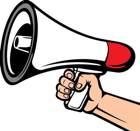 Hand Holding Megaphone Png Illustration 8513540 Png