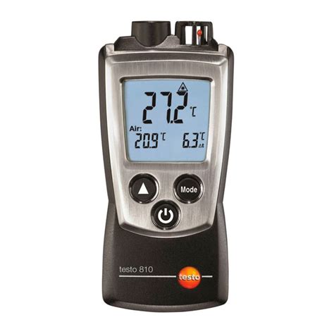 Testo 810 Infrared Air And Surface Temperature Thermometer Test Meter