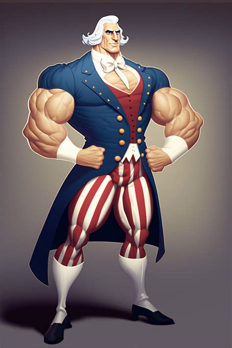 24x36 Gallery Poster George Washington Anime P1