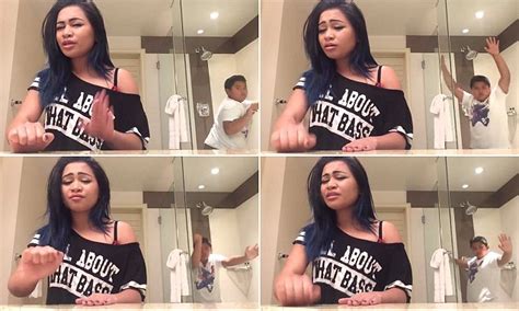 Sister Shocked When Brother Performs Amazing Dance Moves As She Sings Daily Mail Online