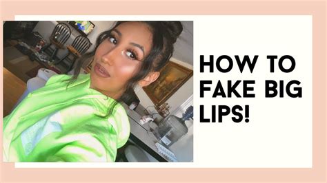 How To Fake Big Lips Wo Filler Nicé B Youtube