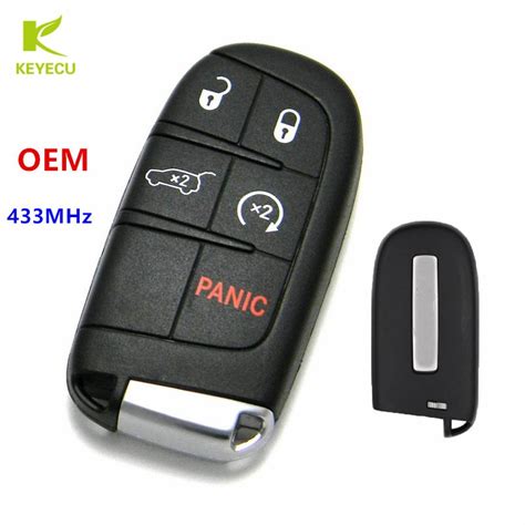 KEYECU OEM Keyless Entry Remote Fob 5 Button Smart Proximity Key For