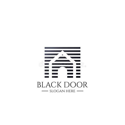 Door Logo For Home Or Real Estate Letter A Or D Entrance Gate