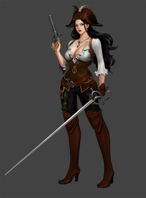 pin by gambitfan on just flynn ing around swordsmen women pirate art fantasy character