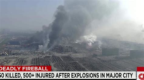 Massive Explosions Rock Chinese City Of Tianjin Cnn