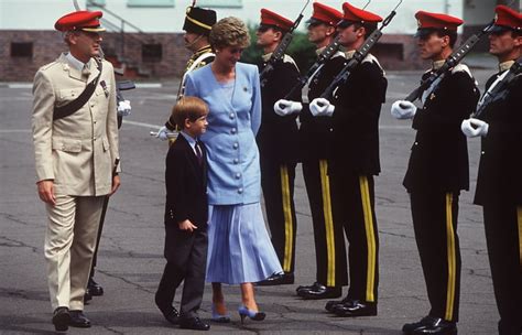 Harry Inspected Troops With His Mother Princess Diana In 1993