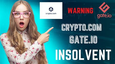 Is Crypto Com And Gate Io Insolvent Youtube