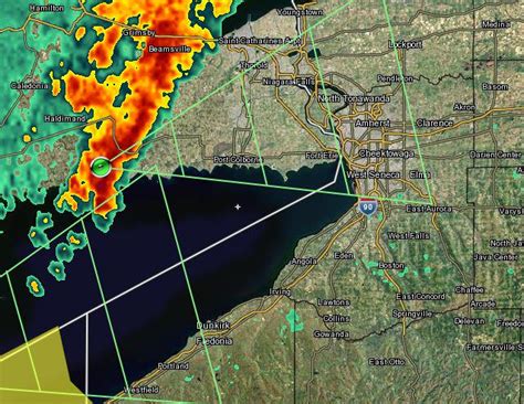 Current Look At Wgrz Doppler Radar With Storm Track Storms Approaching